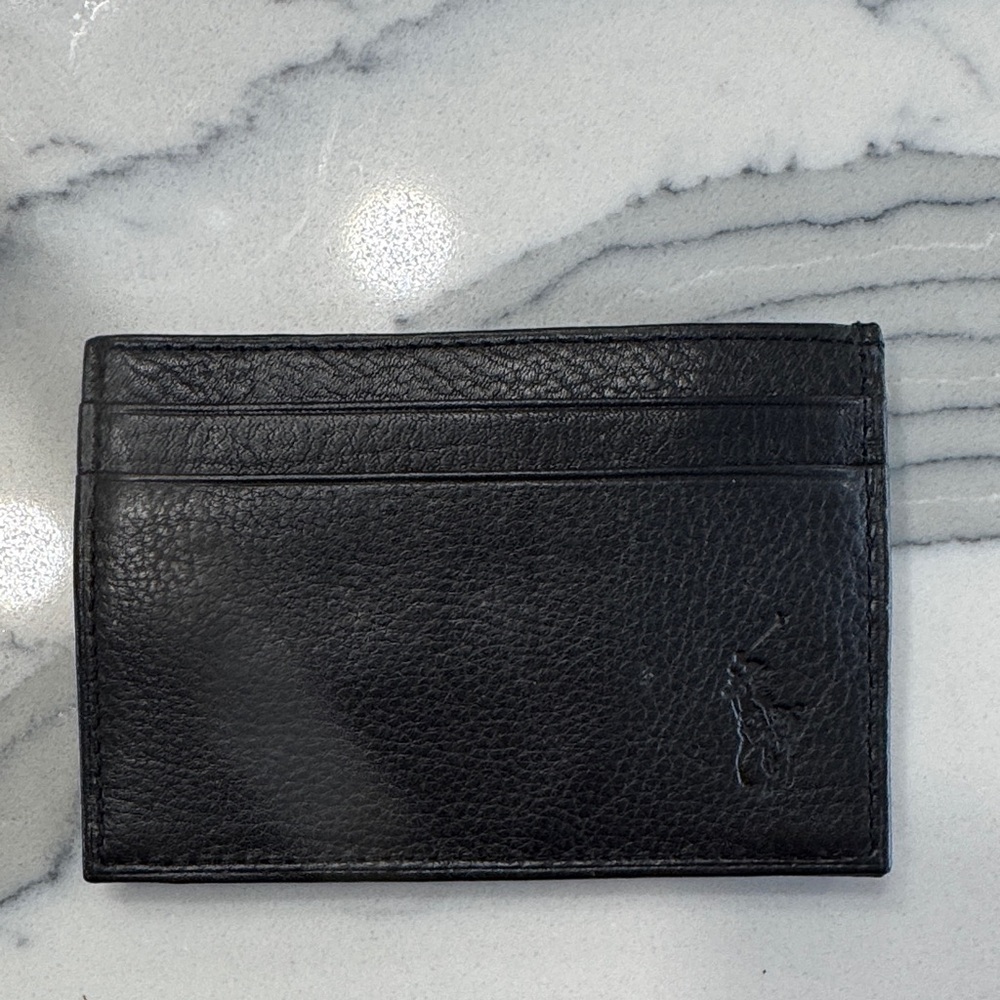 Polo Ralph Lauren Pebbled Leather Card Case